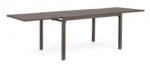 Bizzotto Masa extensibila aluminiu maro Pelagius 135/270x90x75 cm (0663176)