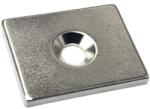 Magneo Smart Magnet neodim bloc 19 x 15 x 2 mm cu gaură îngropată D3, 5 / D6, 5 mm