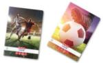 Herlitz Set 5 caiete Herlitz A4, 80 file, 70g/mp, dictando, colturi rotunjite, Motiv Fotbal (9488010-5)