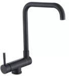 Diplon Fekete lehajtható álló mosogató csaptelep ST9917BL (ST9917BL)