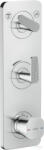 Hansgrohe AXOR CITTERIO C termosztátos falsík alatti kád /zuhany csaptelep rombuszmetszéses fogantyúval, króm 49701000 (49701000)