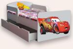 Camera Magica Patut Baietei Cu Manere Fulger Mcqueen Mic 2-8 Ani Cu Sertar Cu Saltea Inclusa 140x70 Cmg46495216271700 (CMG46495216271700)