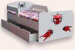 Camera Magica Pat Pentru Baieti Spiderman Cu Manere Mare 2-12 Ani Cu Sertar Varianta fara Saltea Cmg46495495487828 (CMG46495495487828)