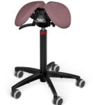 Salli SwingFit nyeregszék Kárpit színe: Szintetikus bőr - régi rózsaszín #9532, Szerkezet: fekete + standard bázis, Testmagasság: Magas (L) - 170 cm-től