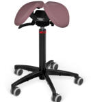 Salli Swing nyeregszék Kárpit színe: Szintetikus bőr - régi rózsaszín #9532, Szerkezet: fekete + standard bázis, Testmagasság: Magas (L) - 170 cm-től