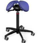 Salli Swing nyeregszék Kárpit színe: Bőr - sötétkék #77158, Szerkezet: fekete + standard bázis, Testmagasság: Magas (L) - 170 cm-től