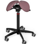 Salli Twin nyeregszék Kárpit színe: Szintetikus bőr - régi rózsaszín #9532, Szerkezet: fekete + standard bázis, Testmagasság: Alacsony (S) - 150 cm-ig