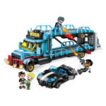 Qman építőkészlet Police Battle Force W1929 Truck Heist 121 db (LEGO kompatibilis) (QMW1929)