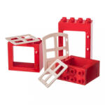 L-W Toys LW Toys Junior Kreatív ablak és ajtó készlet 3 db (LEGO Duplo kompatibilis) (LW8080)