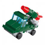Qman építőkészlet Trans Collector 2106-3 Teherautó rakétával 3 az 1-ben 36 db (LEGO kompatibilis) (QM2106-3)