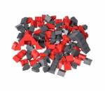 L-W Toys LW Toys építőkészlet Creative tetőelemek készlet piros és sötétszürke 120 db (LEGO kompatibilis) (LW1906)