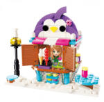 Qman építőkészlet Cherry 2023-4 Gyorsétterem 182 db (LEGO kompatibilis) (QM2023-4)