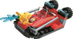 Qman építőkészlet Water Cannon Fire Truck 1805-4 mentőcsónak 34 db (LEGO kompatibilis) (QM1805-4)