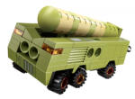 Qman építőkészlet Thunder Expedition Battle Car 1415-5 Conqueror rakétajármű 79 db (LEGO kompatibilis) (QM1415-5)
