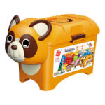 Qman építőkészlet Build N Learn 2906 Build box mosómedve 975 db (LEGO kompatibilis) (QM2906)