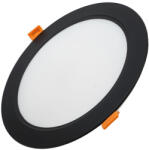 Lightex Panou Aplicat Negru, 18W, CCT (7181-)