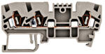 Schrack Technik Többszörös rugós kapocs, 2, 5mm2, YBK 2, 5 E, 1/2, szürke (IK690013)