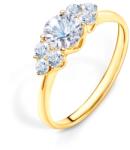 SAVICKI Inel de logodnă Fairytale: aur, safir alb - savicki - 7 944,00 RON