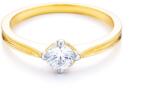 SAVICKI Inel de logodnă SAVICKI: aur bicolor, cu zirconiu - savicki - 3 081,00 RON