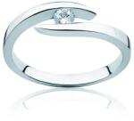 SAVICKI Inel de logodnă Minimalism: aur alb, diamant - savicki - 4 357,00 RON