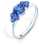 SAVICKI Inel de logodnă Fairytale: aur alb, safir albastru - savicki - 7 928,00 RON