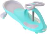 FunFit Masinuta ride-on fara pedale, gravitationala, roti LED color, suport antiderapant picioare, turcoaz