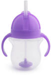 Munchkin Tip and Sip szívószálas súlyozott lila 207 ml