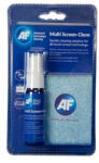 AF International Multi Screen-Clene tisztítófolyadék érintőkijelzőhöz mikroszálas kendővel 25 ml (XMCA25MF/TTIACA25)