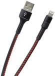 mobilNET Adatkábel Apple Lightning, 2A, 1 m, fekete (KAB-0118-USB-LIGHT)