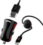 Sturdo Pro Sport Autós töltő + MFI Lightning adatkábel, fekete (NAU-0039-STU-LIGHT)