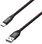 mobilNET USB - Type C 2A, öko csomagolás, (TPU) 2M, fekete adatkábel (KAB-0184-USB-TYPEC)