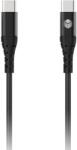 mobilNET Adatkábel Sturdo 2x USB Type C, fekete, 1m, 2, 4 A (KAB-0080-STU-TYPEC)