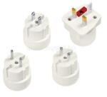 LOGILINK Aljzatadapter utazókészlet, 4 különböző adapter (LOGILINK_PA0186) (LOGILINK_PA0186)