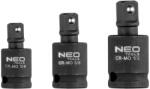 NEO TOOLS Csuklós toldó készlet ütvecsavarozókhoz 1/4", 3/8", 1/2 (10-256) - szerszamparadicsom