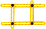 TOPEX Szögmásoló vonalzó, 30x2.5cm / 17.5x2.5cm, Minimum rendelés: 5db (16B476)