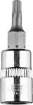 NEO TOOLS Torx dugókulcs 1/4" 37mm TX15, Minimum rendelés: 5db (10-323)