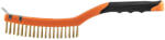 NEO TOOLS Drótkefe, sárgaréz, 3x19 sor, kaparóval (39-032) - szerszamparadicsom