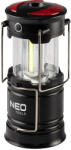 NEO TOOLS Kempinglámpa, 3 funkciós, összecsukható, 200lum, elemes 3xAA, COB LED, 3W (99-030) - szerszamparadicsom