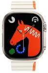 HOCO AS102_W_42_44_45_49 Apple Watch Ultra 2 49mm / Ultra 49mm / Series 9 45mm fehér/narancssárga szilikon óraszíj (AS102_W_42_44_45_49)