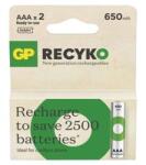 GP Batteries GP ReCyko NiMH Akkumulátor HR03 (AAA) 650mAh 2db (B25162) (B25162)