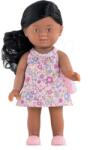 Corolle Păpușa Mini Corolline Rosaly Les Trendies Corolle cu ochi căprui și flori mov pe rochie 20 cm de la 3 ani (CO240040) Papusa