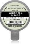 Bath & Body Works White Tea & Sage parfum pentru masina rezervă 6 ml