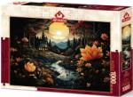 Art Puzzle Puzzle Art Puzzle din 1000 de piese - Frumuseți de noapte (5256) Puzzle