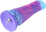 HISMITH HSA139 Soft Silicone Dildo KlicLok 19cm Purple Dildo