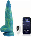 HISMITH WDA043 Wildolo Realistic Monster Vibrating Silicone Dildo with App 24.5cm Blue-Green Vibrator