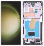 Samsung GH96-15524A Gyári Samsung Galaxy S23 Ultra OLED kijelző érintővel Levendula kerettel előlap (GH96-15524A)