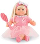 Corolle Játékbaba Adele szőke hajkoronával Mon Grand Poupon Corolle 36 cm kék pislogó szemekkel és fásűvel 3 évtől (CO130210)