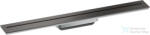 Hansgrohe AXOR DRAIN falhoz illeszthető 70 cm-es zuhanyfolyóka alaptest nélkül, szálcsiszolt fekete króm 42525340 (42525340)