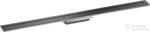 Hansgrohe AXOR DRAIN 100 cm-es zuhanyfolyóka alaptest nélkül, szálcsiszolt fekete króm 42523340 (42523340)