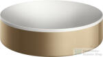 Hansgrohe AXOR SUITE 40 cm-es pultra ültethető mosdó csaplyuk nélkül, matt fehér/szálcsiszolt bronz 42001140 (42001140)